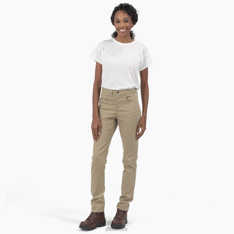 uske hlače od kepera visokog rasta žene Dickies redovito 6BPL61851 odjeća