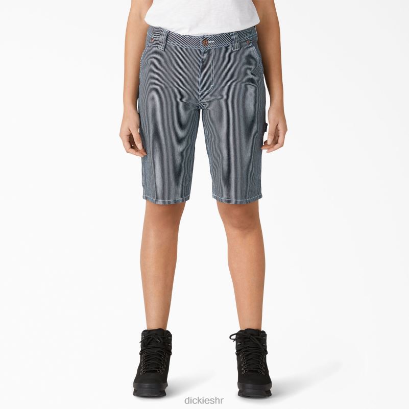 Stolarske kratke hlače s hickory prugama 11" žene Dickies redovito 6BPL62266 odjeća