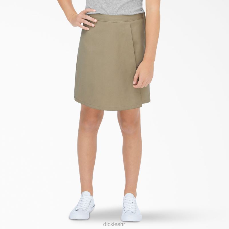 faux wrap skort djeca Dickies kaki (kh) 6BPL62710 odjeća