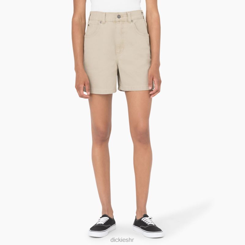 patke kratke hlače 5" žene Dickies isprani pustinjski pijesak (sds) 6BPL62242 odjeća