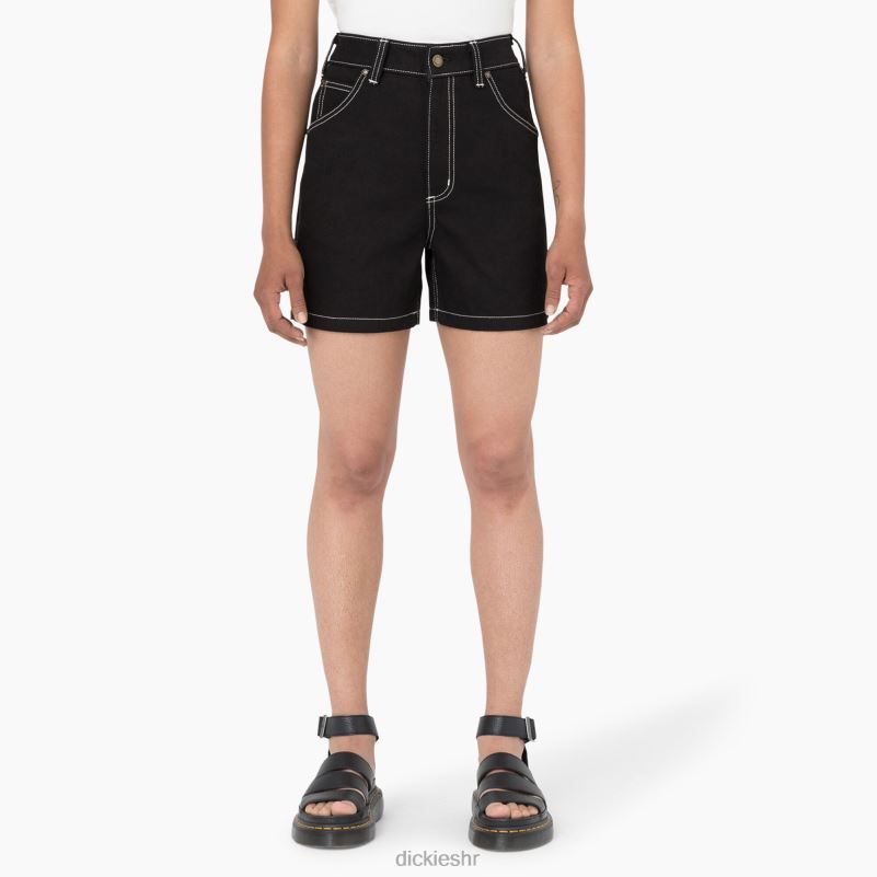 stolarske jeans kratke hlače 5" žene Dickies crni traper (l9d) 6BPL62245 odjeća