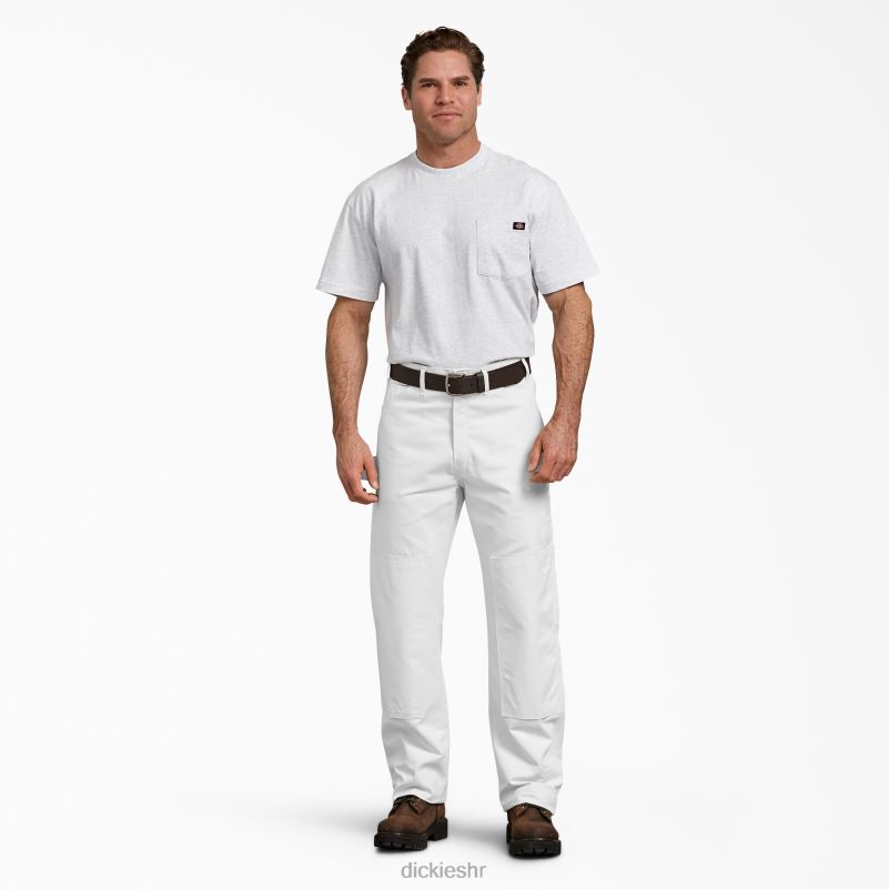 dvostruke koljena utility painter's pants muškarci Dickies bijelo (wh) 6BPL6160 odjeća
