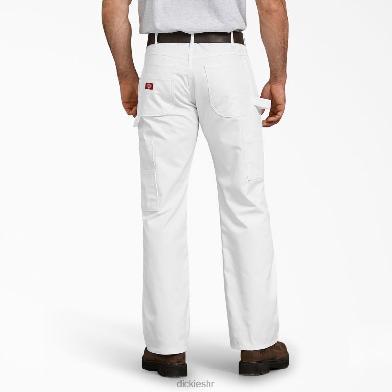 savitljive slikarske hlače opuštenog kroja muškarci Dickies bijelo (wh) 6BPL6208 odjeća
