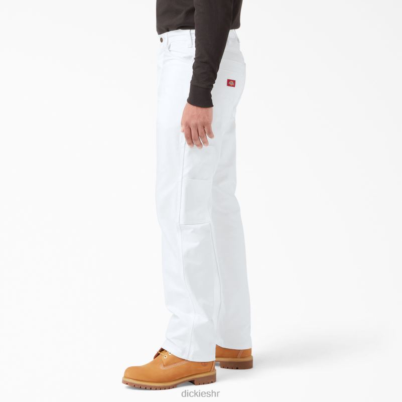 slikarske hlače opuštenog kroja muškarci Dickies bijelo (wh) 6BPL6122 odjeća
