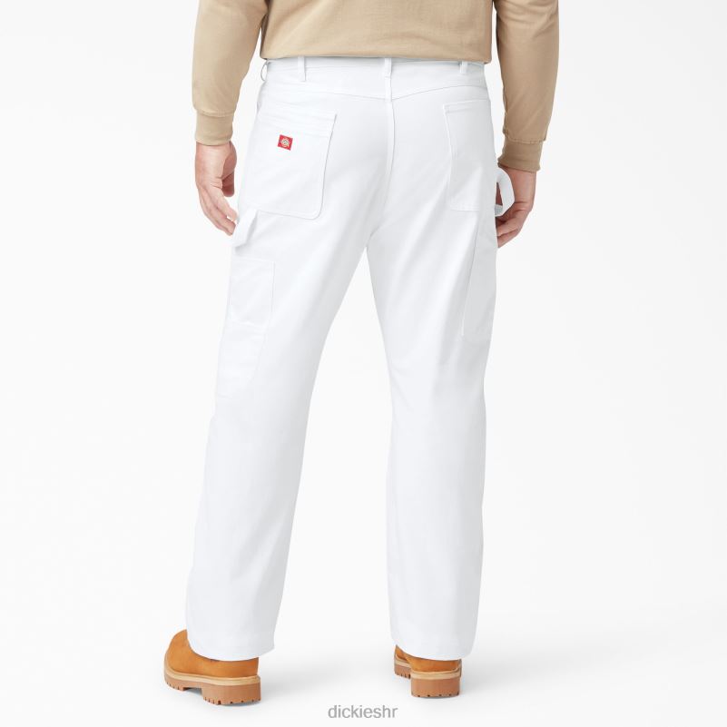 slikarske hlače opuštenog kroja muškarci Dickies bijelo (wh) 6BPL6122 odjeća