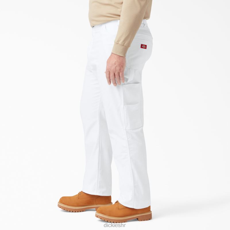 slikarske hlače opuštenog kroja muškarci Dickies bijelo (wh) 6BPL6122 odjeća