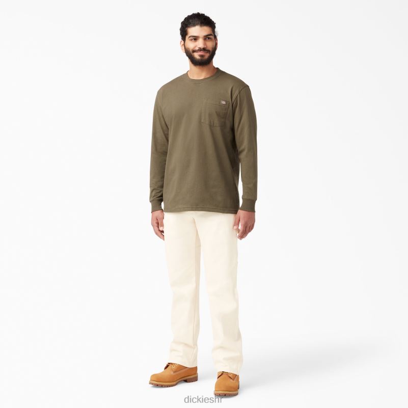 slikarske hlače opuštenog kroja muškarci Dickies prirodna bež (nt) 6BPL6121 odjeća