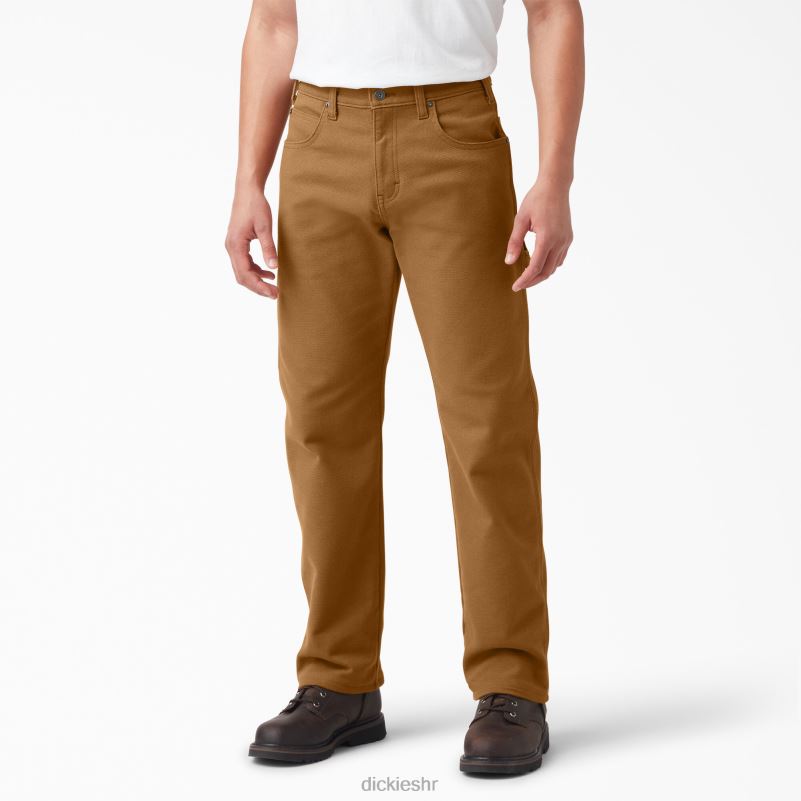 grijaće pačje utility hlače muškarci Dickies isprana smeđa patka (rbd) 6BPL6321 odjeća