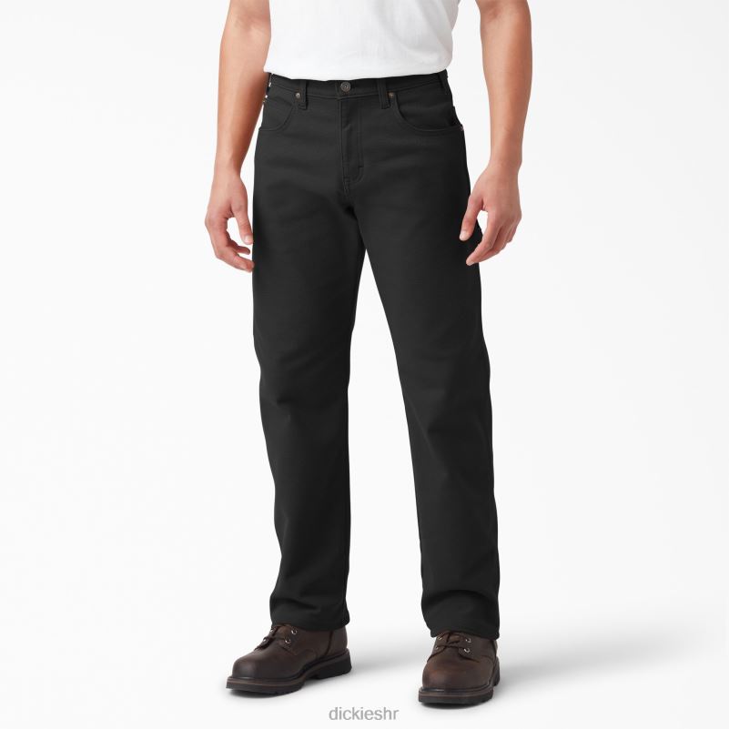 grijaće pačje utility hlače muškarci Dickies isprano crno (rbk) 6BPL6322 odjeća