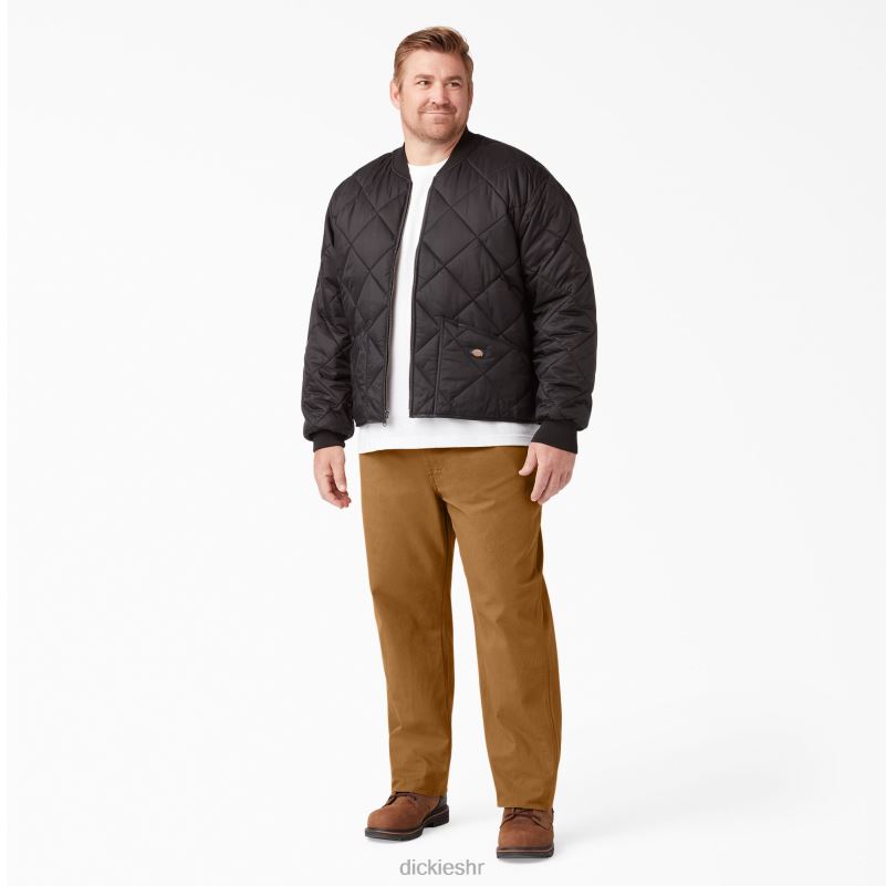 opuštenog kroja teške stolarske hlače muškarci Dickies isprana smeđa patka (rbd) 6BPL684 odjeća