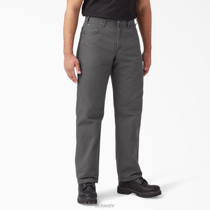 opuštenog kroja teške stolarske hlače muškarci Dickies isprani škriljevac (rsl) 6BPL690 odjeća