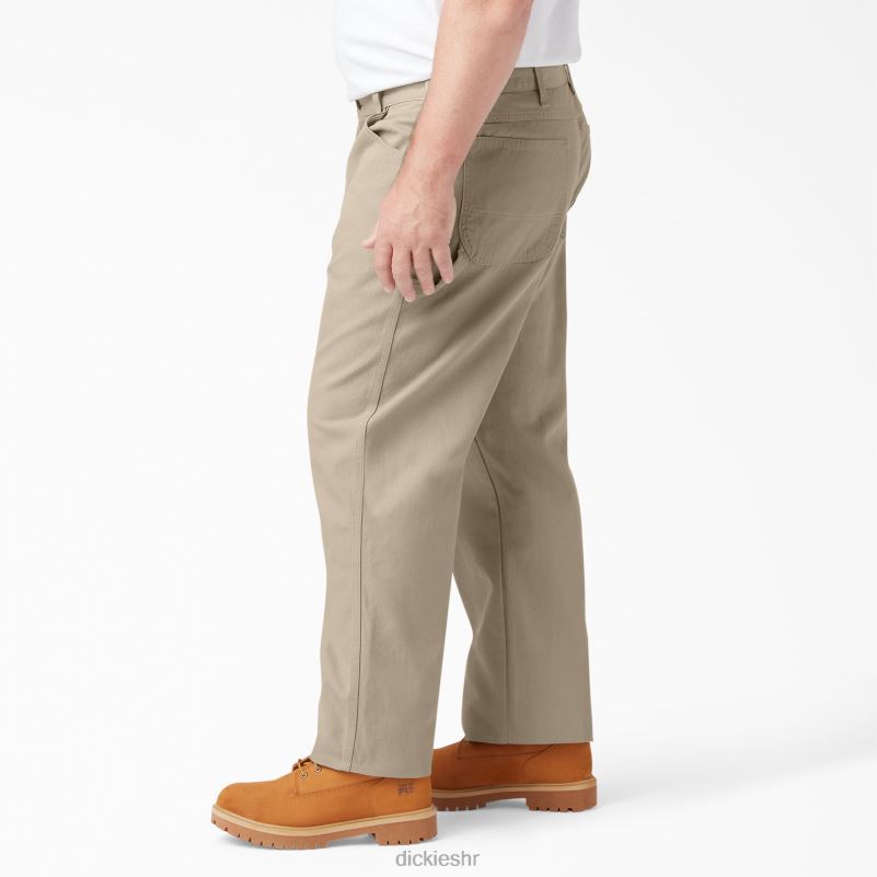 opuštenog kroja teške stolarske hlače muškarci Dickies isprani pustinjski pijesak (rds) 6BPL687 odjeća