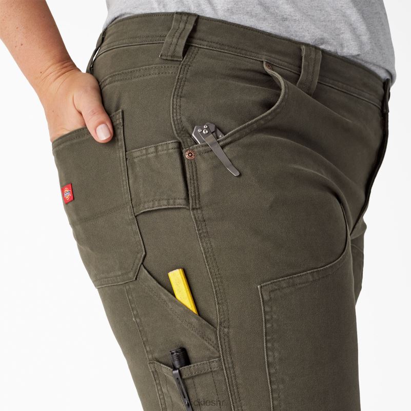 plus duck stolarske hlače s dvostrukom prednjom stranom žene Dickies redovito 6BPL61862 odjeća