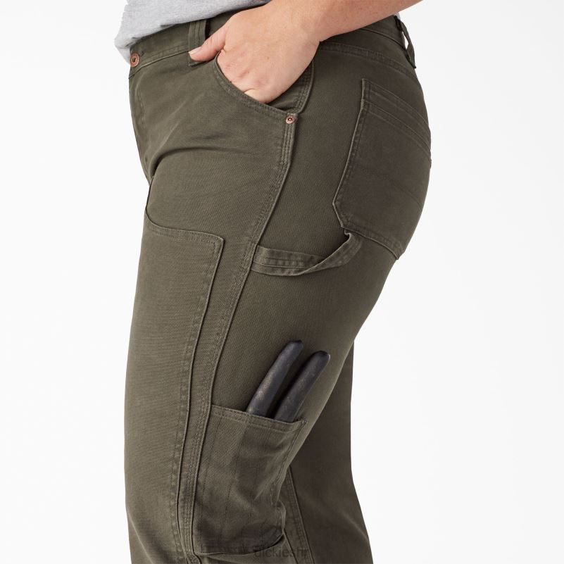 plus duck stolarske hlače s dvostrukom prednjom stranom žene Dickies redovito 6BPL61862 odjeća