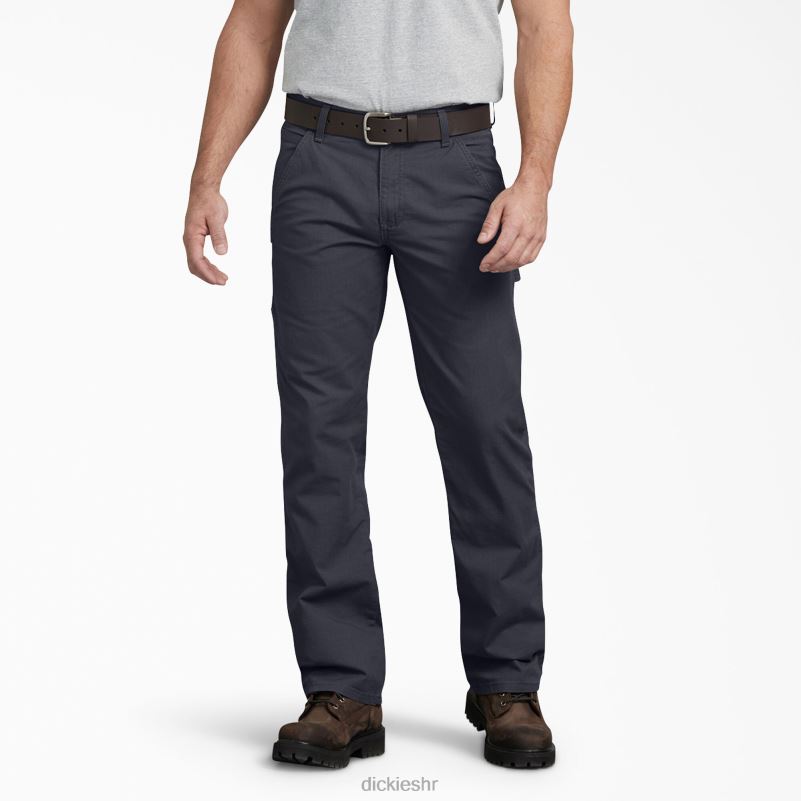 regular fit ripstop stolarske hlače muškarci Dickies isprana dizel siva (ryg) 6BPL6217 odjeća