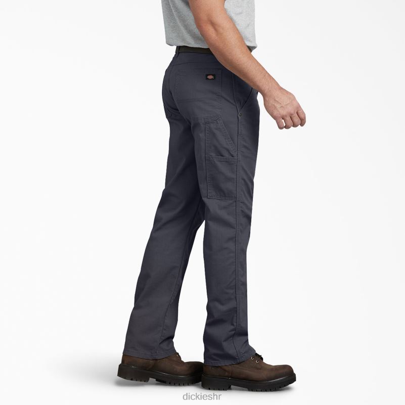 regular fit ripstop stolarske hlače muškarci Dickies isprana dizel siva (ryg) 6BPL6217 odjeća