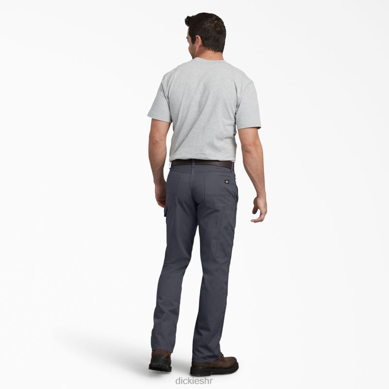 regular fit ripstop stolarske hlače muškarci Dickies isprana dizel siva (ryg) 6BPL6217 odjeća