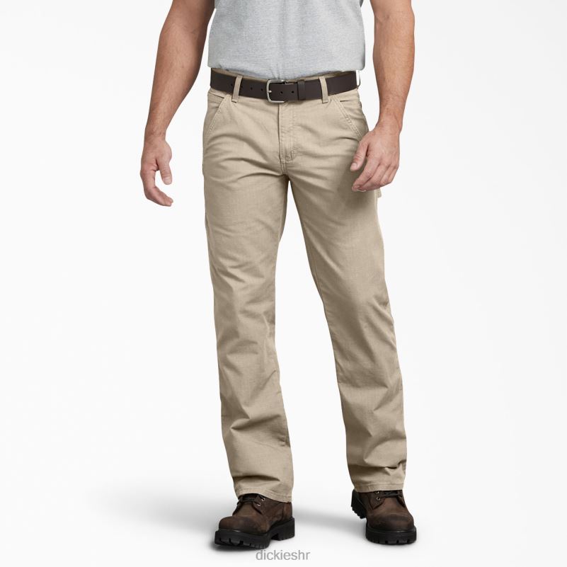 regular fit ripstop stolarske hlače muškarci Dickies isprani pustinjski pijesak (rds) 6BPL6215 odjeća