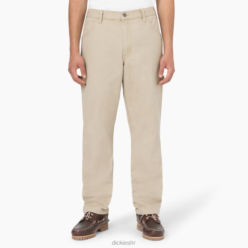 regular fit stonewashed duck stolarske hlače muškarci Dickies isprani pustinjski pijesak (sds) 6BPL6252 odjeća