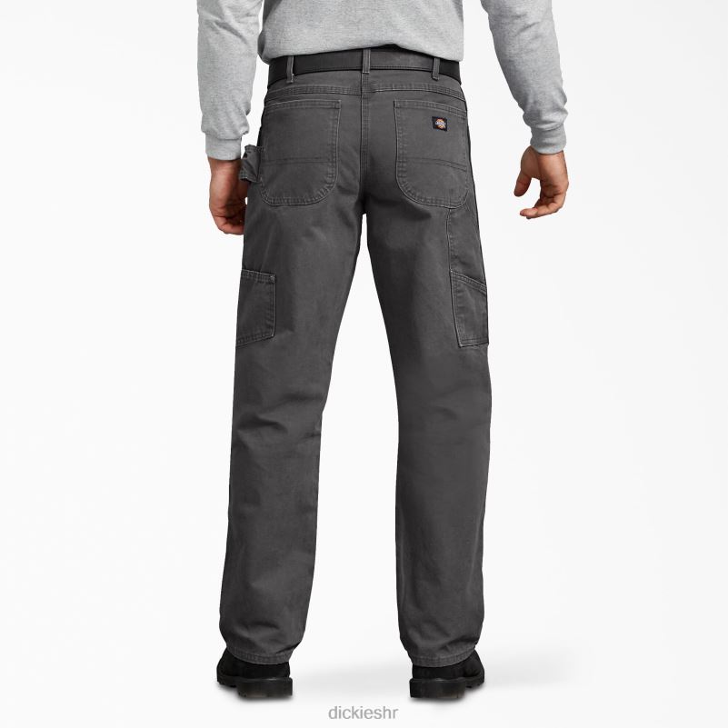 stolarske hlače opuštenog kroja brušene patke muškarci Dickies isprani škriljevac (rsl) 6BPL6145 odjeća