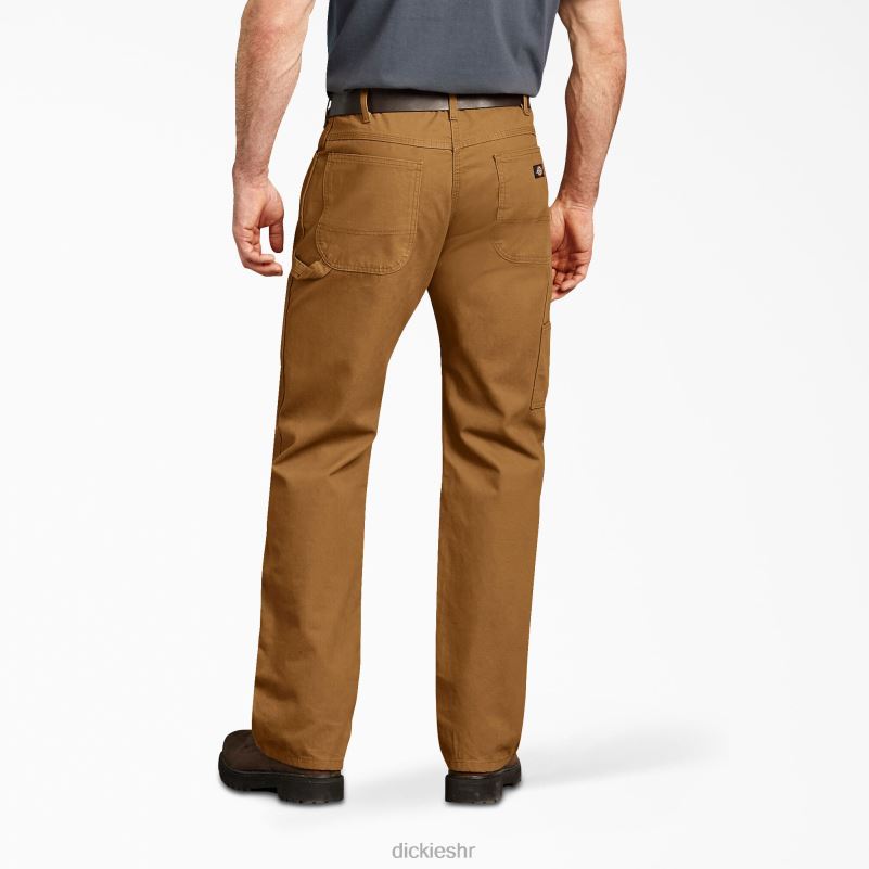 stolarske hlače opuštenog kroja muškarci Dickies isprana smeđa patka (rbd) 6BPL6238 odjeća