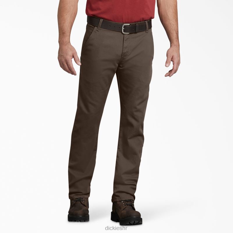 stolarske hlače regularnog kroja muškarci Dickies gljiva isprana kamenom (smr1) 6BPL695 odjeća