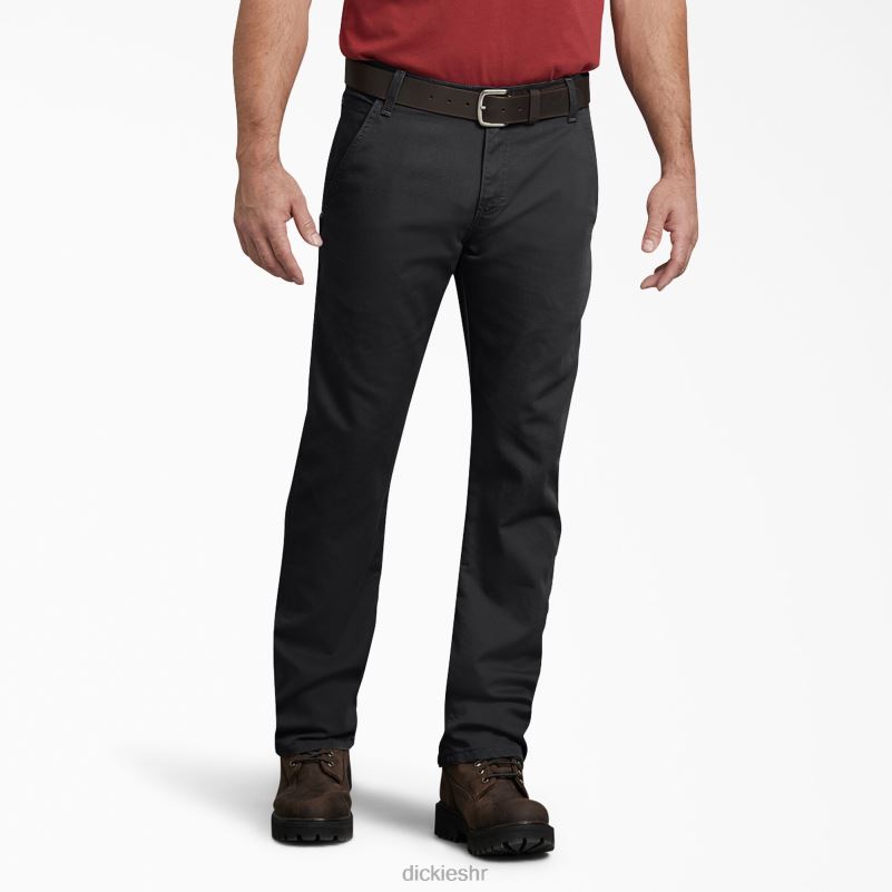 stolarske hlače regularnog kroja muškarci Dickies stonewashed black (sbk) 6BPL693 odjeća