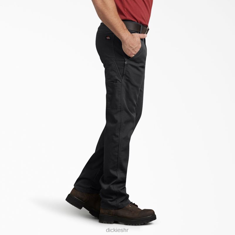 stolarske hlače regularnog kroja muškarci Dickies stonewashed black (sbk) 6BPL693 odjeća