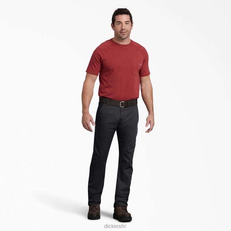 stolarske hlače regularnog kroja muškarci Dickies stonewashed black (sbk) 6BPL693 odjeća
