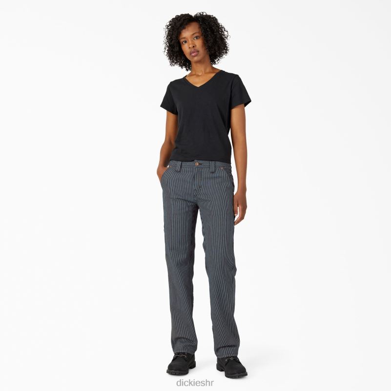 stolarske hlače s hickory prugama žene Dickies redovito 6BPL61811 odjeća