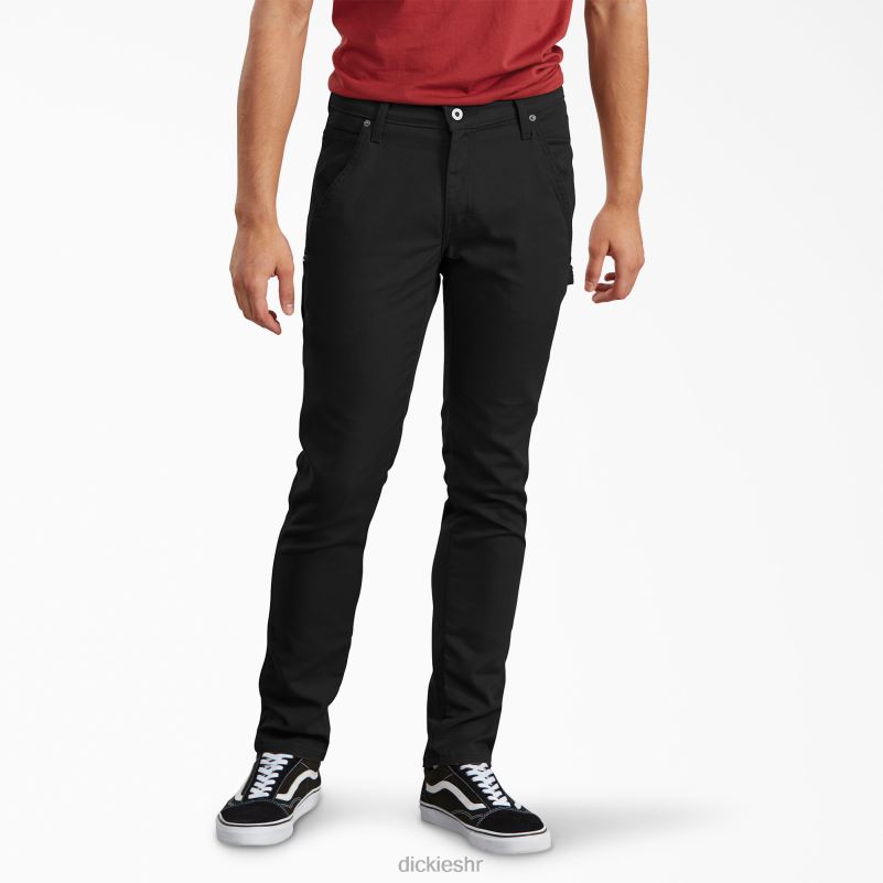 uske hlače sa suženim nogavicama muškarci Dickies stonewashed black (sbk) 6BPL6202 odjeća