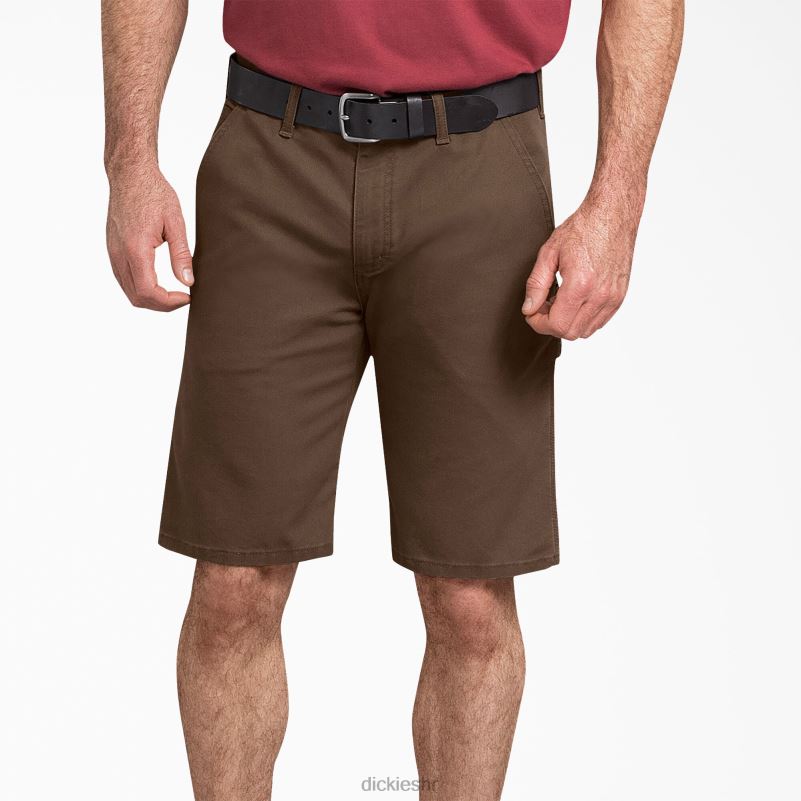 duck stolarske kratke hlače 11" muškarci Dickies stonewashed drvo smeđa (stb) 6BPL6424 odjeća