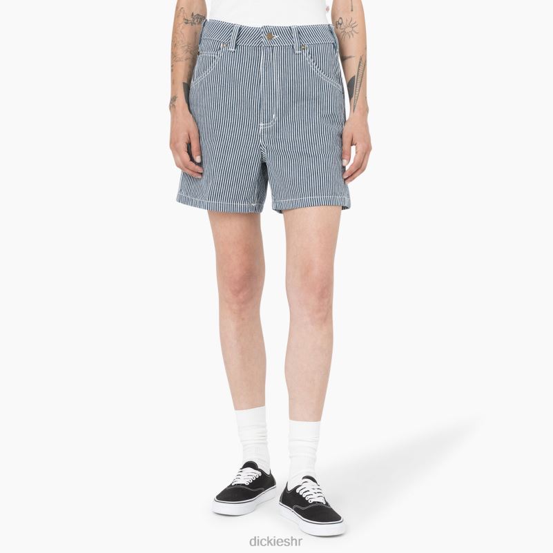 kratke hlače s hickory prugama 5" žene Dickies zračno plava (af) 6BPL62239 odjeća