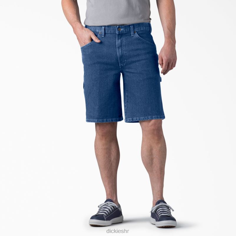 kratke stolarske hlače s aktivnim strukom 11" muškarci Dickies indigo plava (snb) 6BPL6397 odjeća