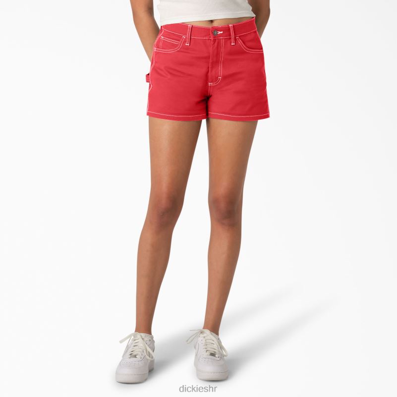 stolarske kratke hlače visokog struka 3" žene Dickies gorko slatko (bw2) 6BPL62215 odjeća
