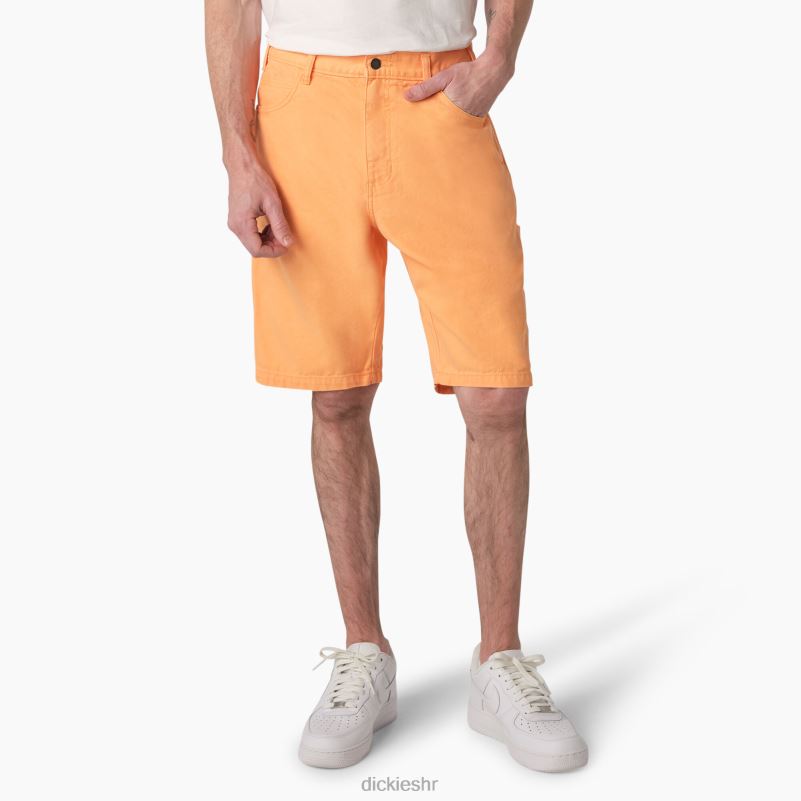 stonewashed duck stolarske kratke hlače 11" muškarci Dickies smoothie od oprane papaje (sps) 6BPL6469 odjeća