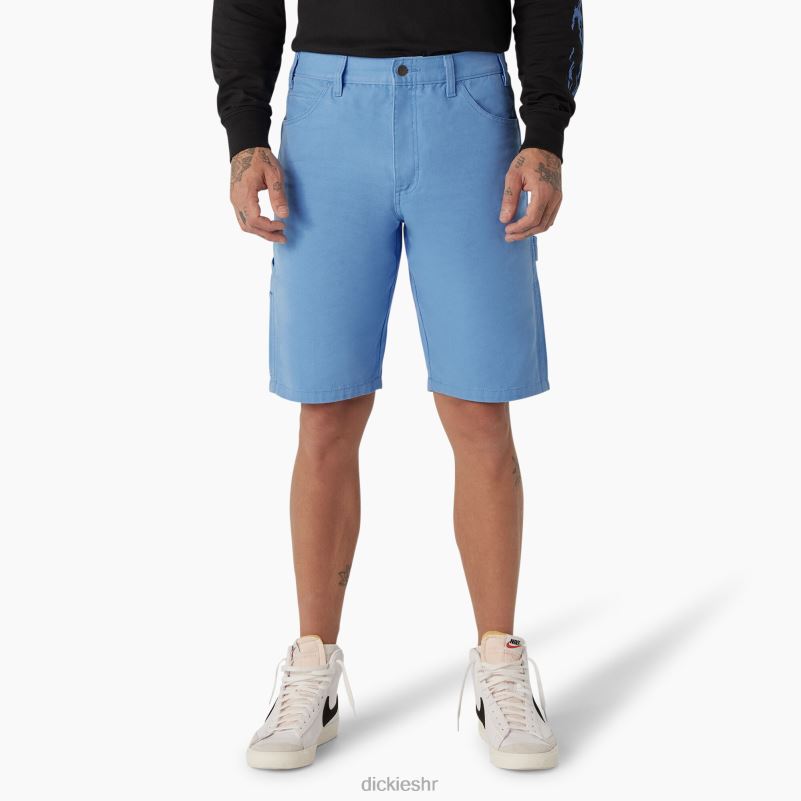 stonewashed duck stolarske kratke hlače 11" muškarci Dickies stonewashed azure blue (swz) 6BPL6470 odjeća