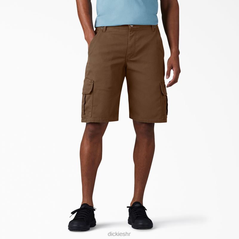 kargo kratke hlače opuštenog kroja 11" muškarci Dickies stonewashed drvo smeđa (stb) 6BPL6442 odjeća