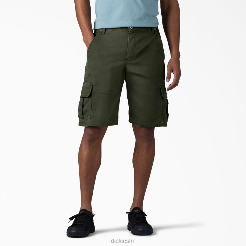 kargo kratke hlače opuštenog kroja 11" muškarci Dickies stonewashed maslinasto zelena (sog) 6BPL6440 odjeća