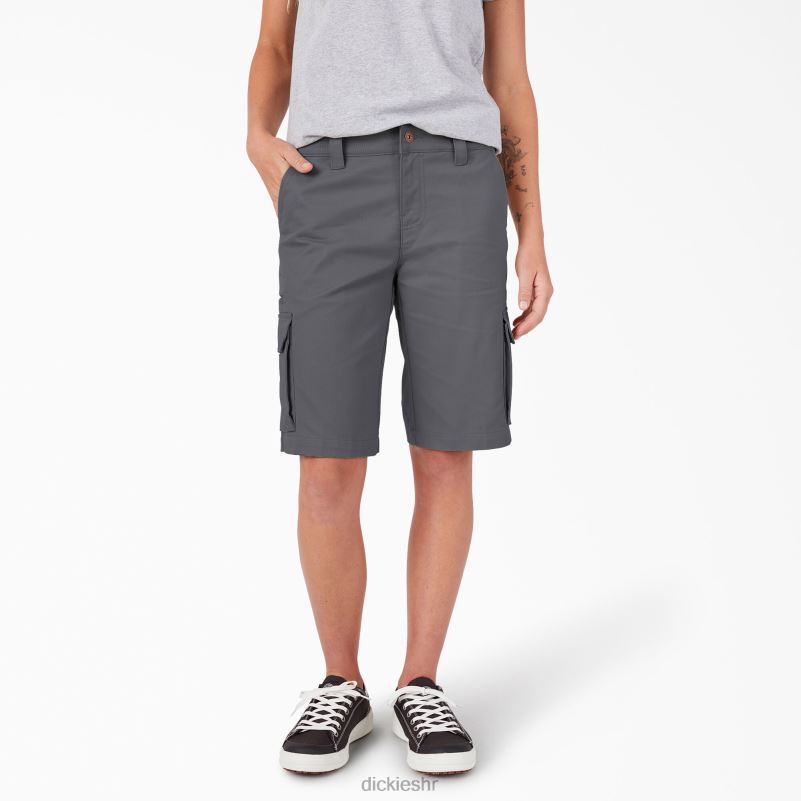 kratke cargo hlače opuštenog kroja 11" žene Dickies grafitno siva (ga) 6BPL62227 odjeća