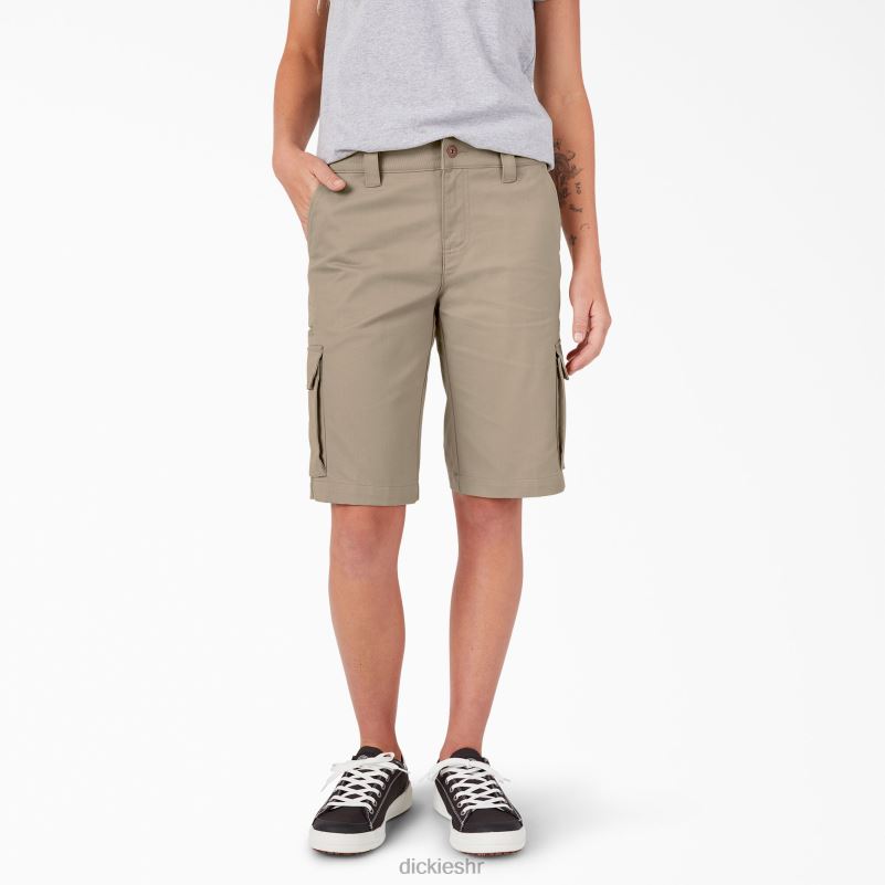 kratke cargo hlače opuštenog kroja 11" žene Dickies pustinjski pijesak (ds) 6BPL62226 odjeća