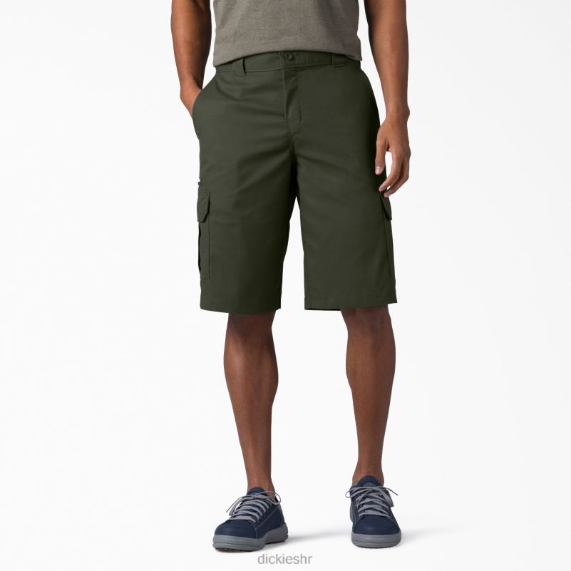 kratke cargo hlače opuštenog kroja 13" muškarci Dickies maslinasto zelena (og) 6BPL6365 odjeća