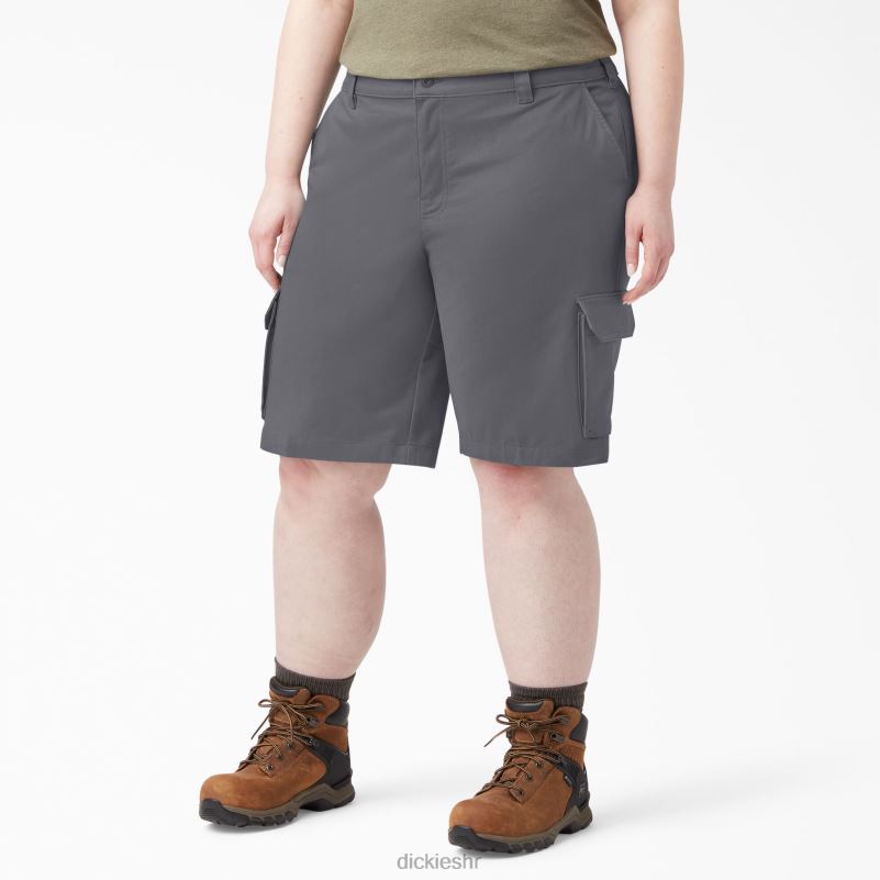 plus opuštene kratke cargo hlače 11" žene Dickies grafitno siva (ga) 6BPL62231 odjeća