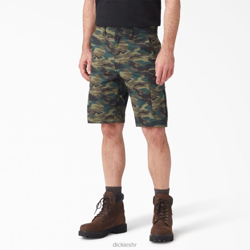 rashladne kargo kratke hlače 11" muškarci Dickies lovački zeleni kamuflažni (h2c) 6BPL6437 odjeća