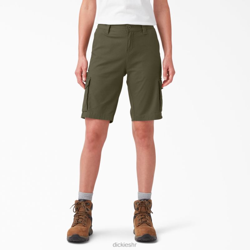 ripstop kargo kratke hlače 9" žene Dickies vojno zelena (ml) 6BPL62238 odjeća