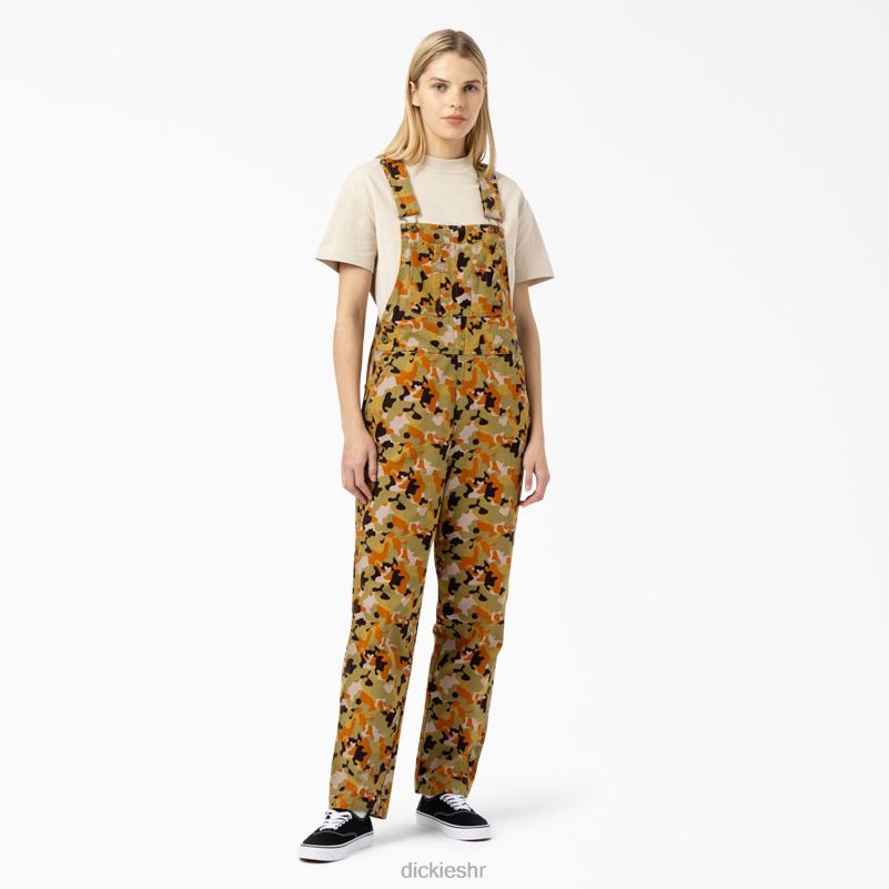 artondale duck bib kombinezon žene Dickies kamuflažni (grč) 6BPL61936 odjeća