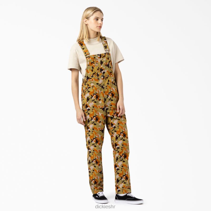 artondale duck bib kombinezon žene Dickies kamuflažni (grč) 6BPL61936 odjeća