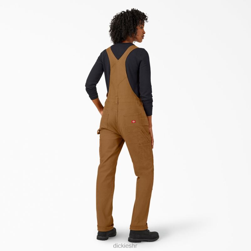 duck dvostruki prednji kombinezon žene Dickies isprana smeđa patka (rbd) 6BPL61568 odjeća