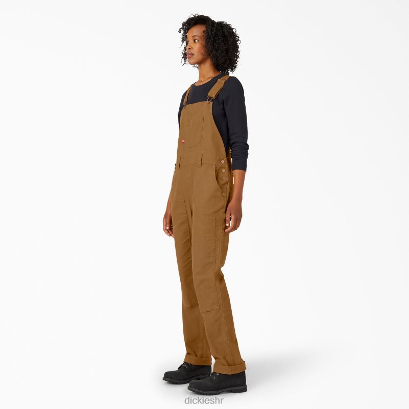 duck dvostruki prednji kombinezon žene Dickies isprana smeđa patka (rbd) 6BPL61568 odjeća