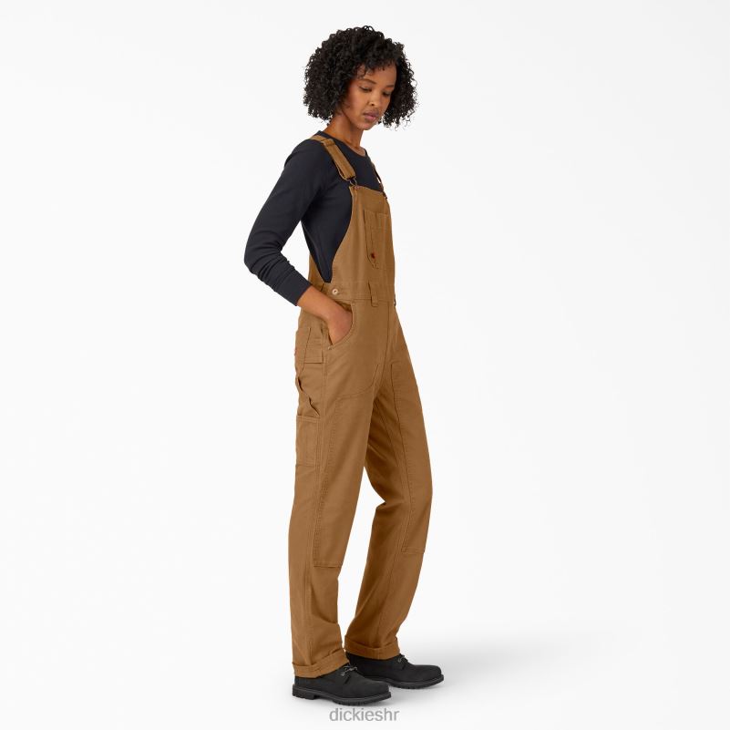 duck dvostruki prednji kombinezon žene Dickies isprana smeđa patka (rbd) 6BPL61568 odjeća